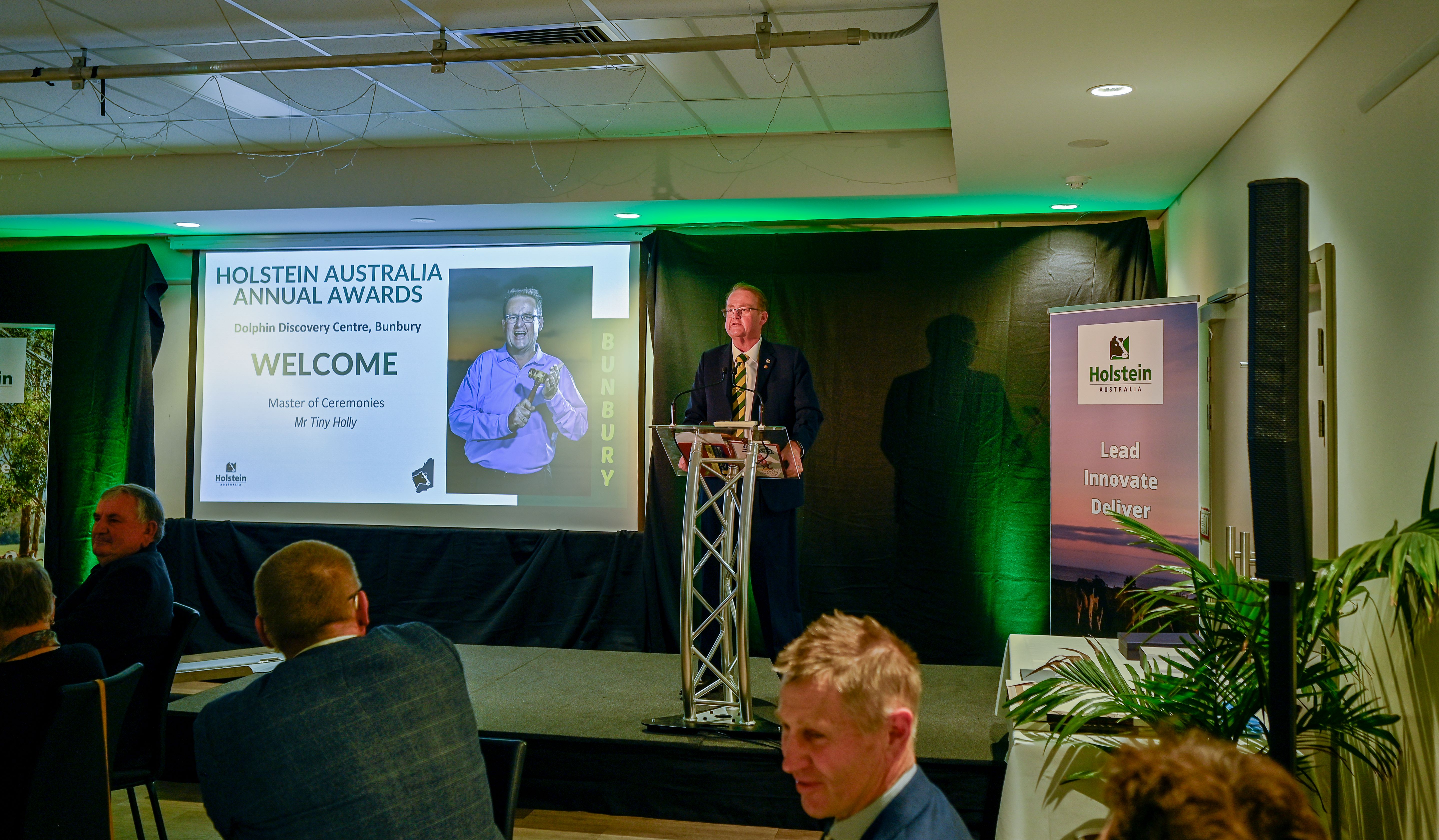 MC Tiny Holly welcomes guests to Holstein Highlights Bunbury