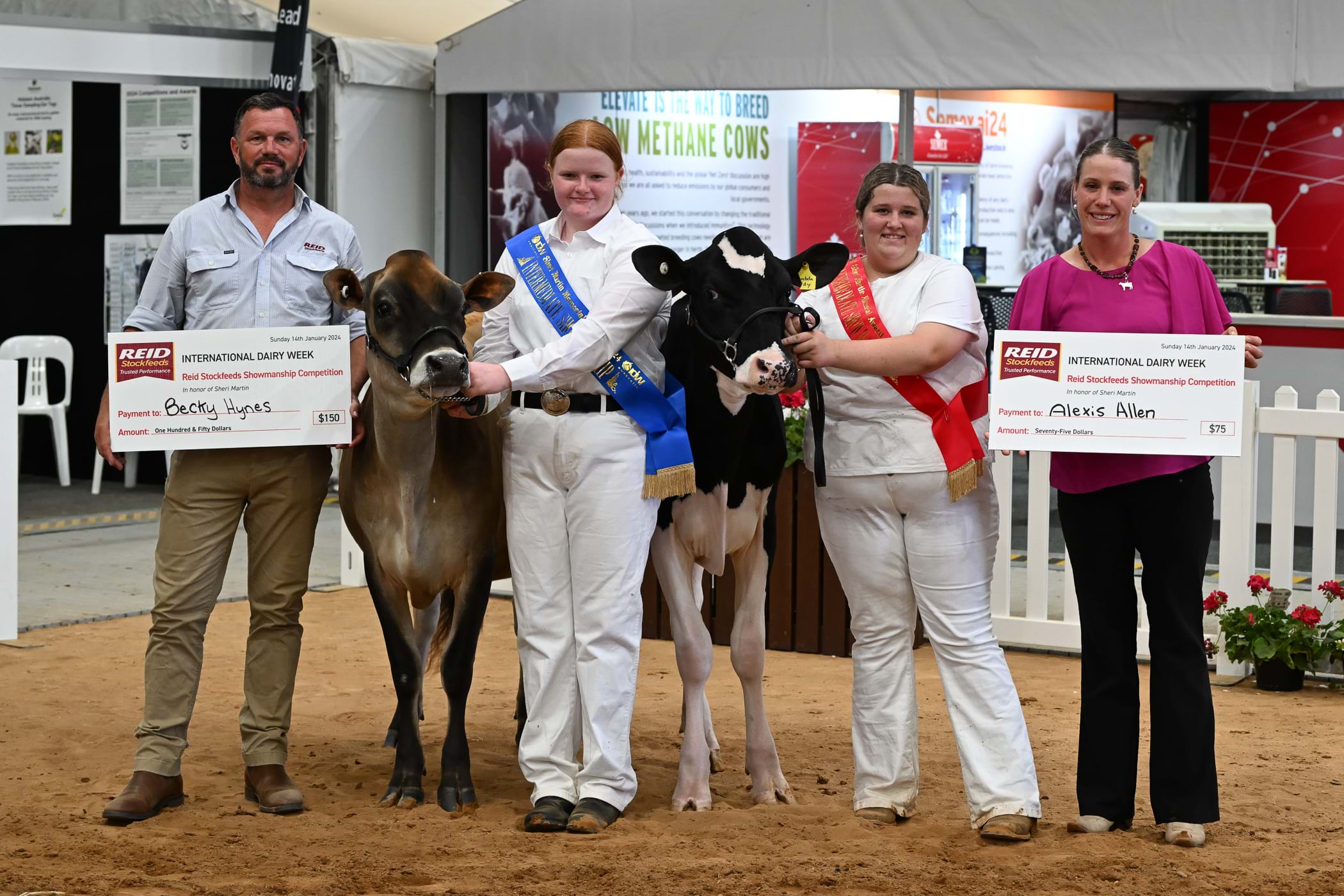 INTERMEDIATE: 1st Becky Hines and 2nd Alexis Allen